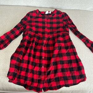 Girls Gap Buffalo Check Tunic